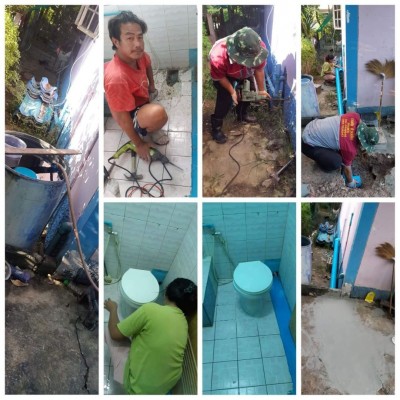เดินระบบท่อส้วม